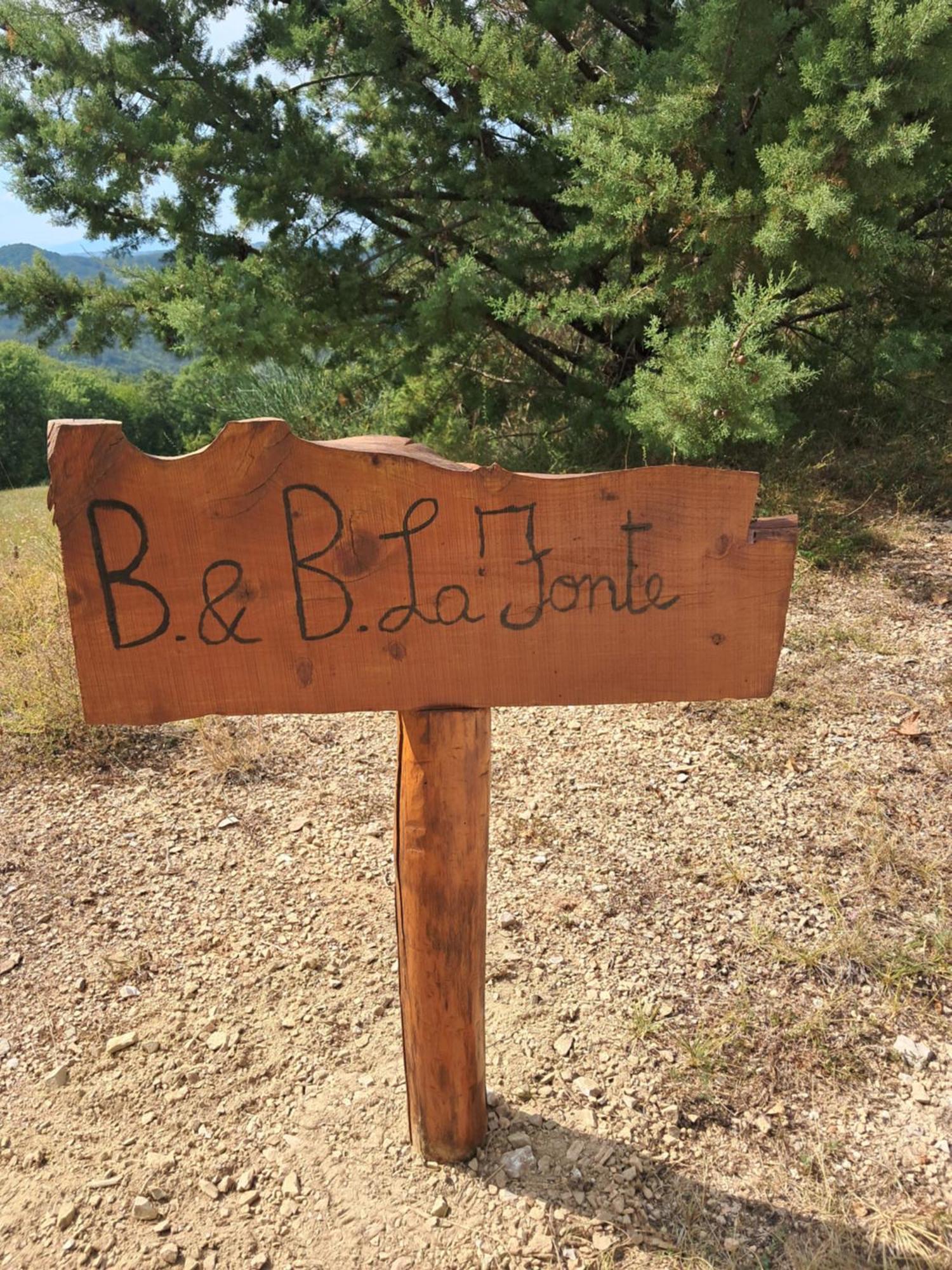 La Fonte B&B Pietralunga  Exteriör bild